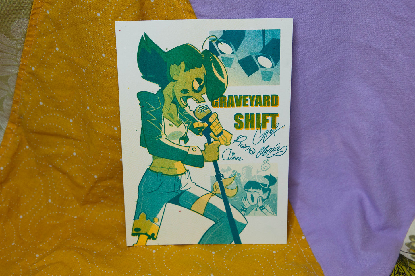 GRAVEYARD SHIFT MINI RISOGRAPH