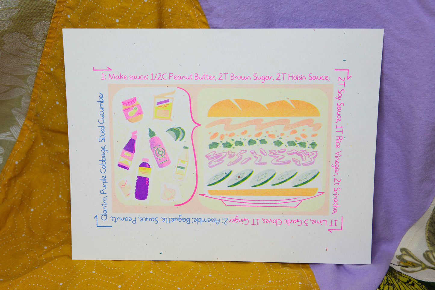 PERFECT SANDWHICH RISOGRAPH
