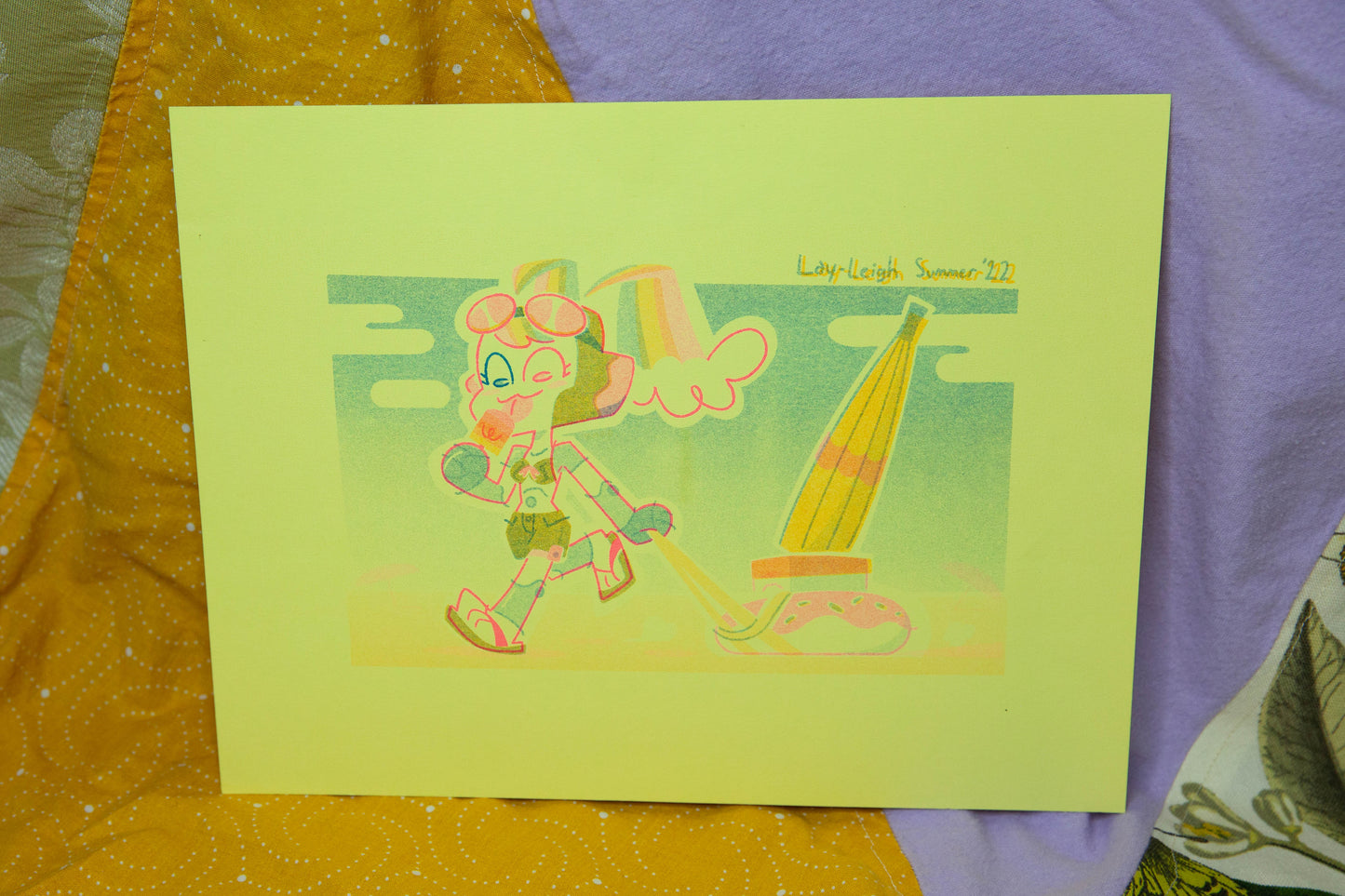 LAY-LEIGH SUMMER '22 RISOGRAPH