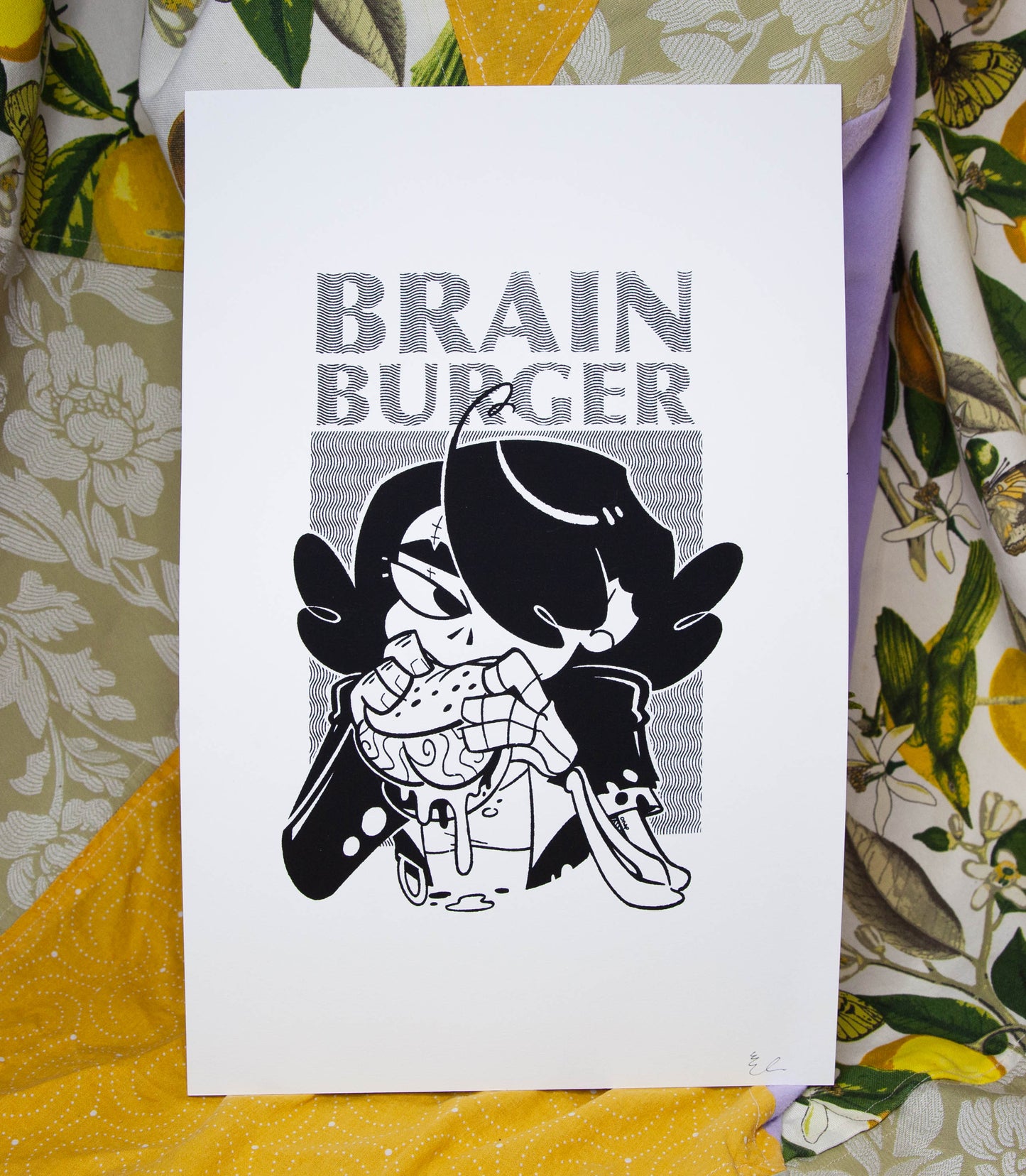 BRAIN BURGER SCREEN PRINT